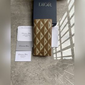 Мужской портфель Dior, модель Z0BBC002 Коричневый CD Diamond узор