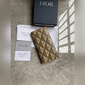 Мужской портфель Dior, модель Z0BBC002 Коричневый CD Diamond узор
