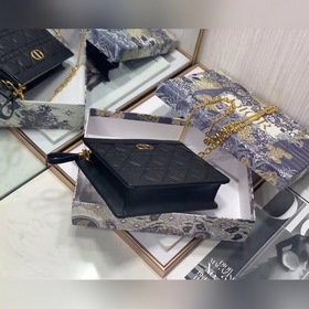 Dior Caro Цепочная сумка Модель 3102  Размеры： 19 x 14 x 3 см