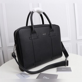 DIOR Мужской портфель Модель： 1ESSH186UMJ Кожа Черный с принтом 