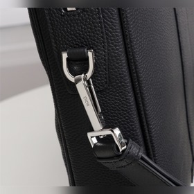 DIOR Мужской портфель Модель： 1ESSH186UMJ Кожа Черный с принтом 