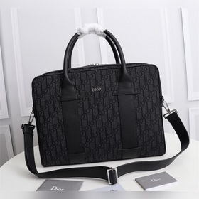 DIOR портфель Модель： 1ESSH186UMJ Черный тканый Черный принт Obl