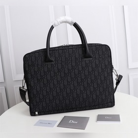 DIOR портфель Модель： 1ESSH186UMJ Черный тканый Черный принт Obl