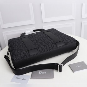 DIOR портфель Модель： 1ESSH186UMJ Черный тканый Черный принт Obl