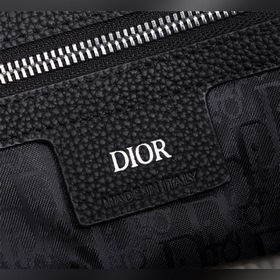 DIOR портфель Модель： 1ESSH186UMJ Черный тканый Черный принт Obl