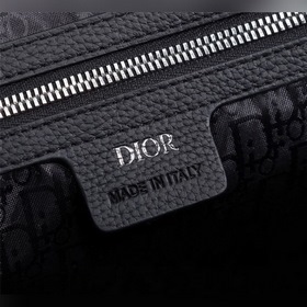 Мужская сумка через плечо DIOR Модель： 1ESME122  Черный, кожа Че