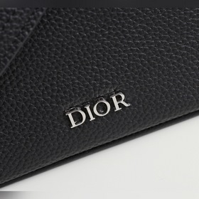 Мужская сумка через плечо DIOR Модель： 1ADME130YKS Черный кожаный