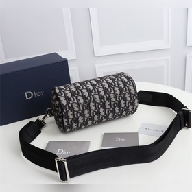 Dior ROLLER DIOR OBLIQUE Мужская сумка через плечо/цилиндрическая
