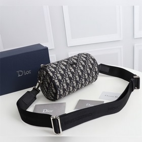 Dior ROLLER DIOR OBLIQUE Мужская сумка через плечо/цилиндрическая