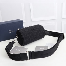 Dior ROLLER DIOR OBLIQUE Мужская сумка через плечо/цилиндрическая