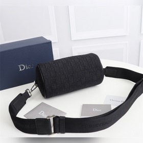 Dior ROLLER DIOR OBLIQUE Мужская сумка через плечо/цилиндрическая