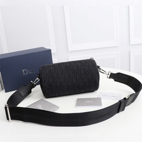 Dior ROLLER DIOR OBLIQUE Мужская сумка через плечо/цилиндрическая