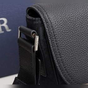 Мужская сумка через плечо DIOR Модель： 1ADME130YKS Черный тканый 