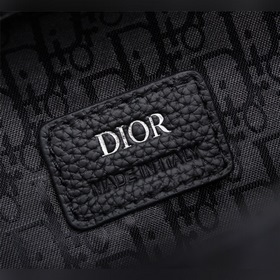 DIOR Мужская сумка через плечо Модель： 1ADME113YKS Черный узор Ч