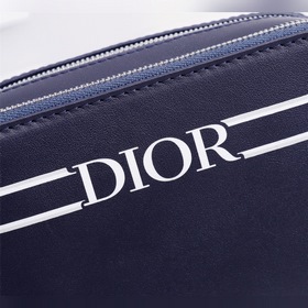 Мужская сумка через плечо DIOR Модель： 1PUBC119 (синяя кожа с бе