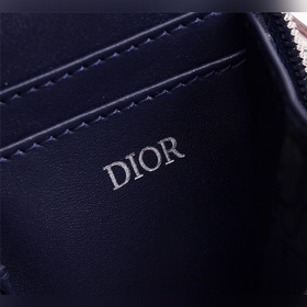 Мужская сумка через плечо DIOR Модель： 1PUBC119 (синяя кожа с бе