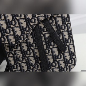 Сумка Dior через плечо  Модель： 1ADPO171 Абрикосовый с узором Ч