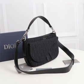 DIOR Мужская сумка через плечо, сумка-седло Модель： 1ADHO019YKY_