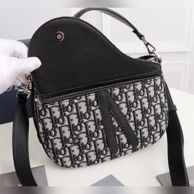 DIOR Мужская сумка через плечо, сумка-седло Модель： 1ADHO019YKY_