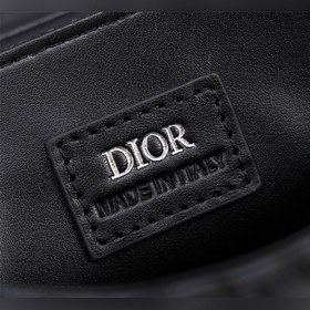 Сумка Dior Saddle Модель： 1ADPO022 (гладкая кожа черного цвета) 
