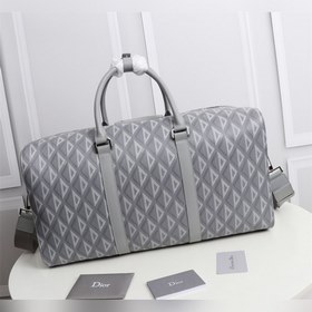 Dior Lingot 50 чемодан Модель： 1ADDU115YKY_H27E Серый холст Сумк