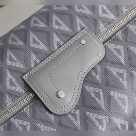 Dior Lingot 50 чемодан Модель： 1ADDU115YKY_H27E Серый холст Сумк