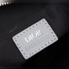 DIOR Сумка на грудь Модель： 1ADPO093 (гладкая кожа серого цвета)