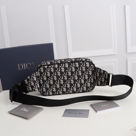Поясная сумка DIOR с принтом Практичный поясной чехол современным