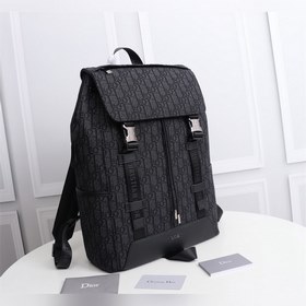 Рюкзак Dior Explorer Модель： 1ESBA152 (черный с тиснением) Рюкза