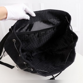 Мужской рюкзак Dior Oblique Модель： 1ESBA102YWY (черный с узором