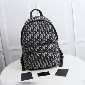 Dior Мужской рюкзак OBLIQUE Модель： 1VOBA088 (абрикосовый с узоро