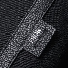 Dior - Новый мужской рюкзак из черной ткани с кожей, модель D9671