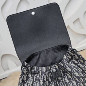 Новый мужской рюкзак Dior из синей ткани кожи, модель 102-1 Изго