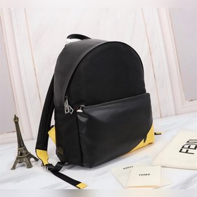 FENDI Рюкзак с желтыми углами Артикул： 668568 Материал： водонепр