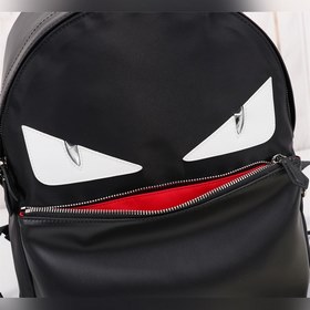 FENDI Фенди  Белый рюкзак с двойными плечевыми ремнями, большой