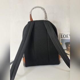 FENDI Модель 2034-1 черный Новый мужской рюкзак с двойным логоти