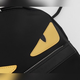 Fendi Рюкзак «Маленький монстр» Рюкзак из нейлона с кожаными вст