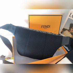 FENDI Модель 2026-5 Сумка через плечо Ткань с двойным принтом F и