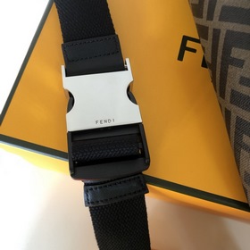 FENDI Модель 2026-5 Сумка через плечо Ткань с двойным принтом F и