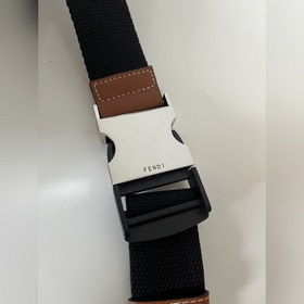 FENDI Модель 2032-5 Сумка через плечо Ткань с двойным принтом F и