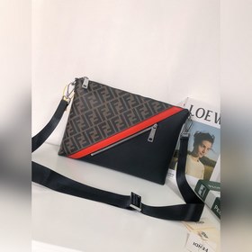 FENDI Модель 2024-5 Сумка через плечо Ткань с двойным принтом F и