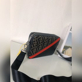FENDI Модель 2021-5 Сумка через плечо Ткань с двойным принтом F и