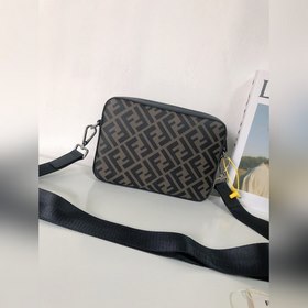 FENDI Модель 2021-5 Сумка через плечо Ткань с двойным принтом F и