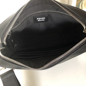 FENDI Модель 2012-5 Сумка через плечо Ткань с двойным принтом F и