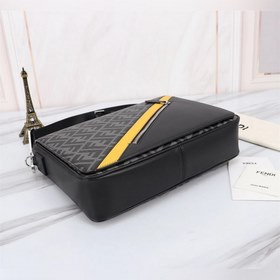 FENDI Сумка через плечо с желтой крышкой из ПВХ Материал： двойн