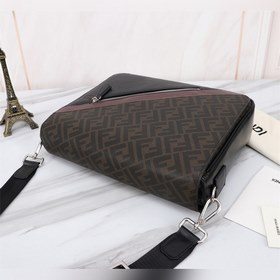 FENDI Сумка через плечо с коричневой крышкой из ПВХ Универсальн