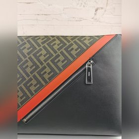 FENDI Красная сумка через плечо из ПВХ Универсальная сумка Мате