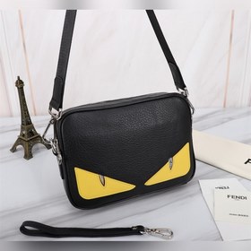 FENDI Фенди Желтый чехол для фотоаппарата Материал： кожа импорт