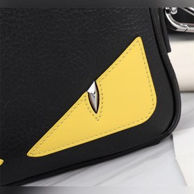 FENDI Фенди Желтый чехол для фотоаппарата Материал： кожа импорт