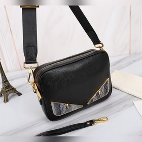 FENDI Фенди Сумка для фотоаппарата с металлическими буквами Мат